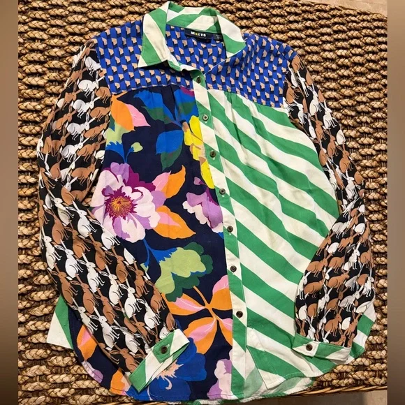 Anthropologie The Paz Buttondown Shirt by Maeve (114) - Picture 6 of 11